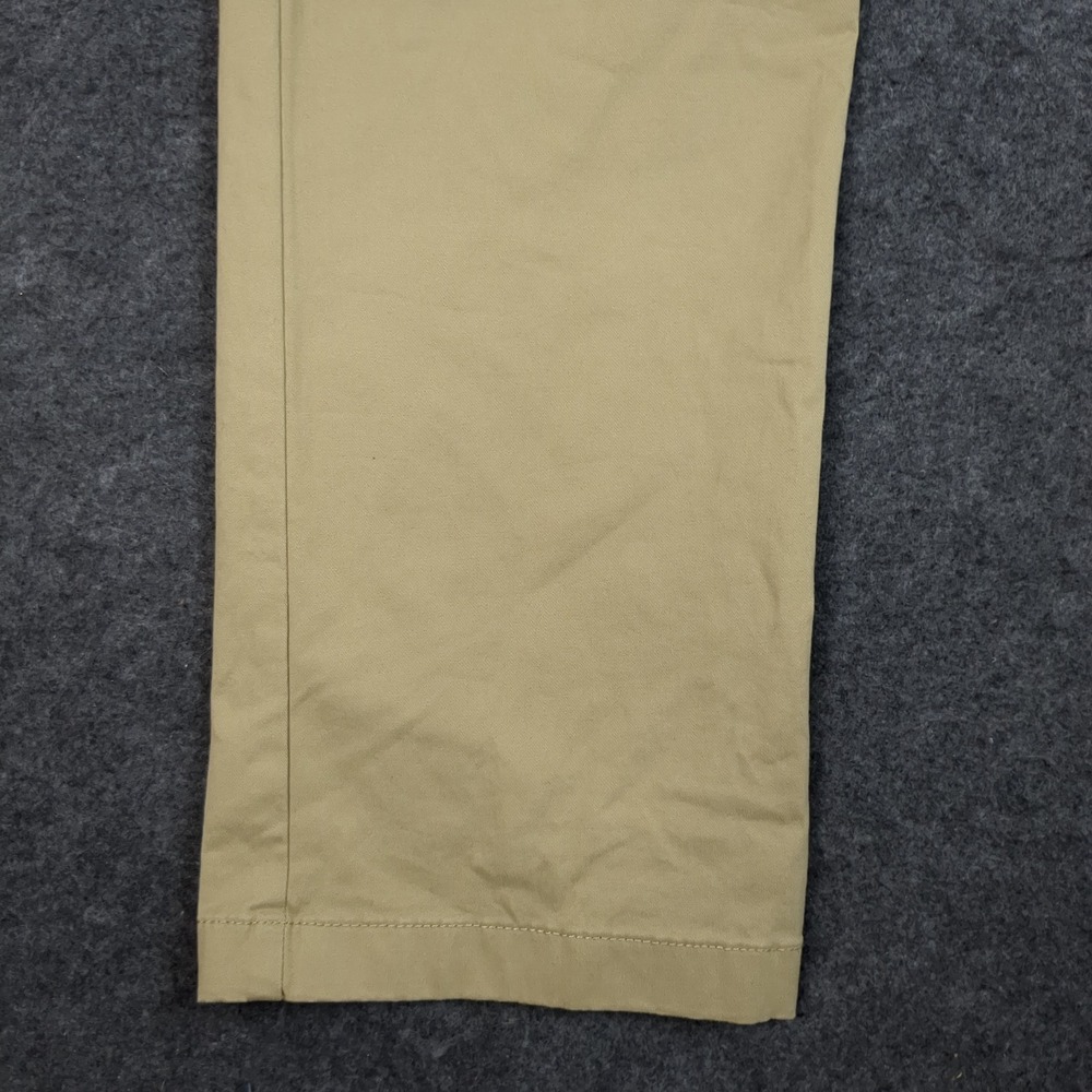 Tommy Hilfiger Mens Regular Fit Stretch Chino Pants Khaki Tan 34x32 Casual Work - Picture 3 of 14
